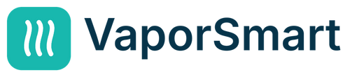 VaporSmart — logo horizontal profissional
